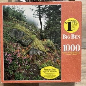 20 X 26 "Mount Hood National Forest, Oregon ” Milton Bradley Puzzle